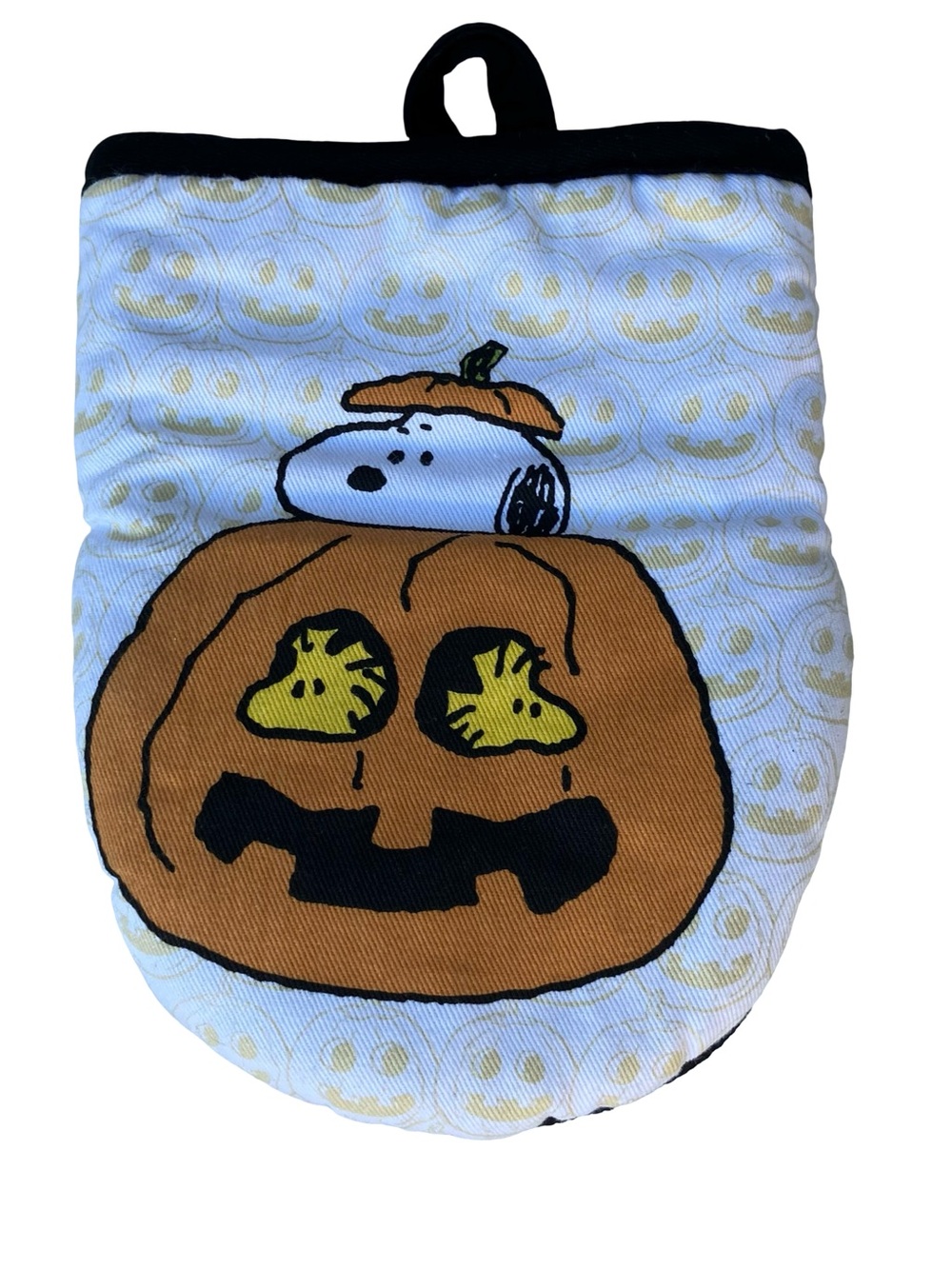 Peanuts Snoopy Woodstock Halloween Pumpkin Mini Oven Mitt Great Pumpkin Charlie